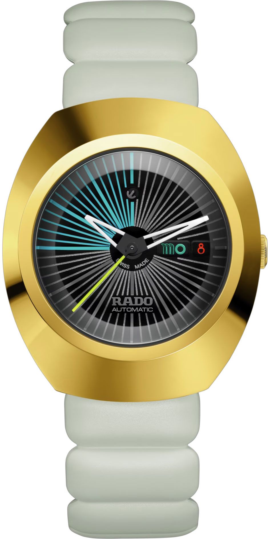 Rado DiaStar Original Automatic Unisex Watches in Oval case & Black Dial R12165155