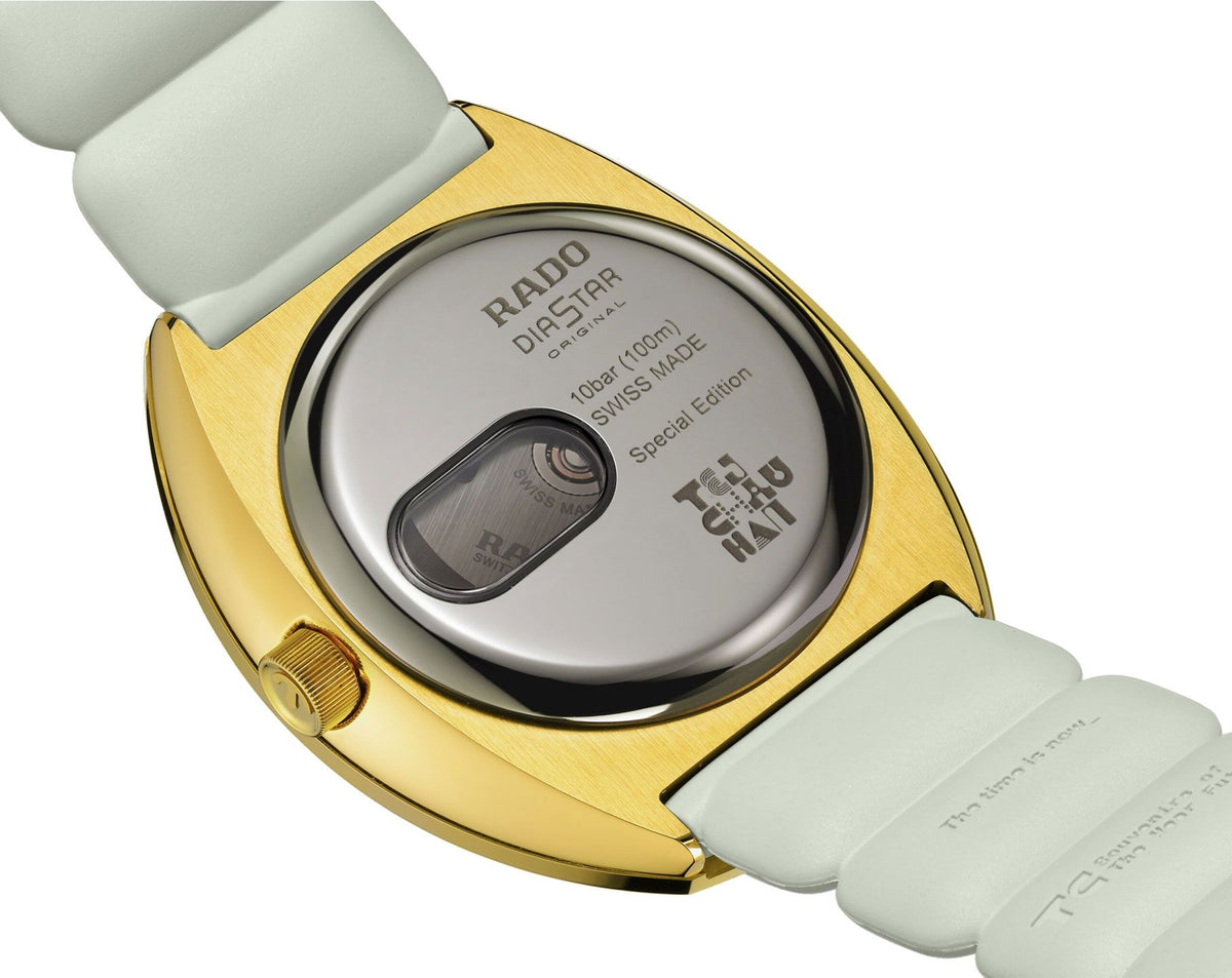 Rado DiaStar Original Automatic Unisex Watches in Oval case & Black Dial R12165155