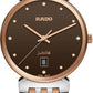 Rado Florence Quartz Unisex Watches in Round case & Brown Dial R48912763