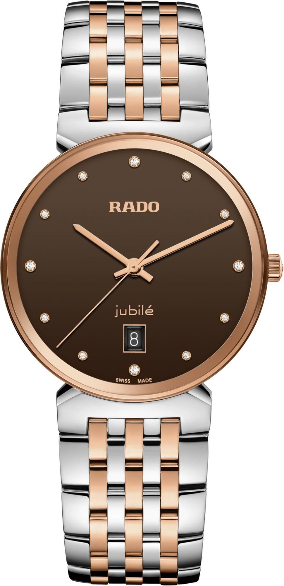 Rado Florence Quartz Unisex Watches in Round case & Brown Dial R48912763