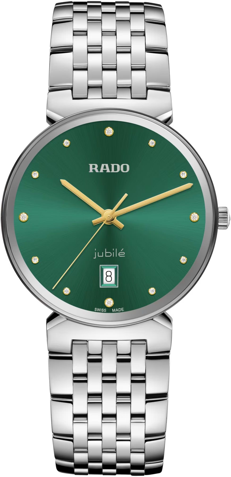 Rado Florence Quartz Unisex Watches in Round case & Green Dial R48912773