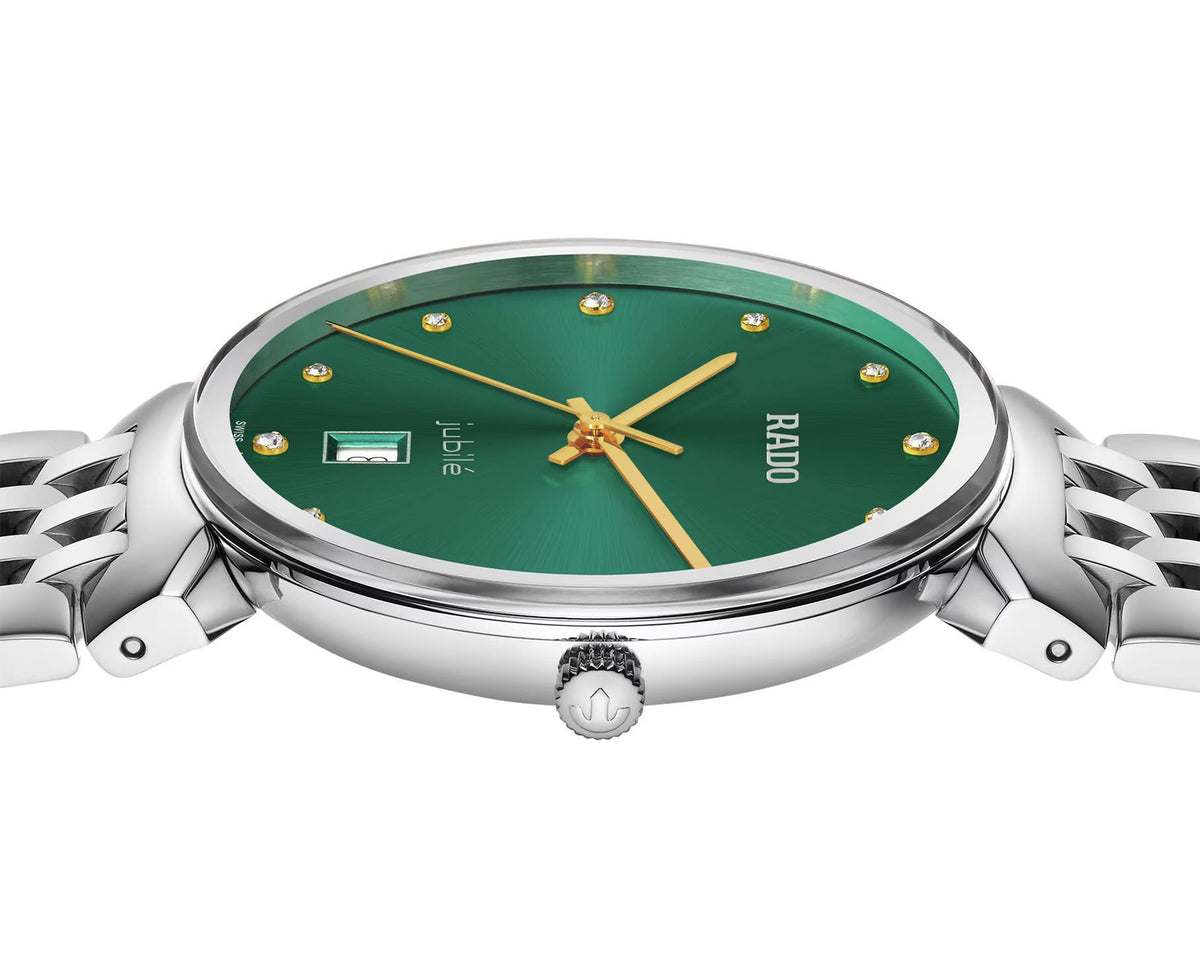 Rado Florence Quartz Unisex Watches in Round case & Green Dial R48912773