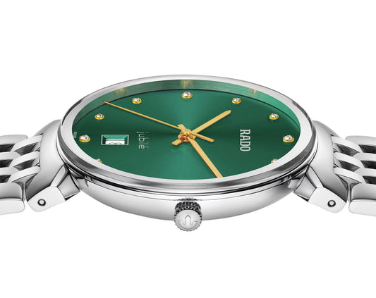 Rado Florence Quartz Unisex Watches in Round case & Green Dial R48912773