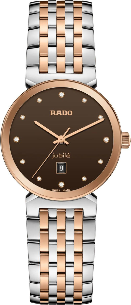 Rado Florence Quartz Women Watches in Round case & Brown Dial R48913763