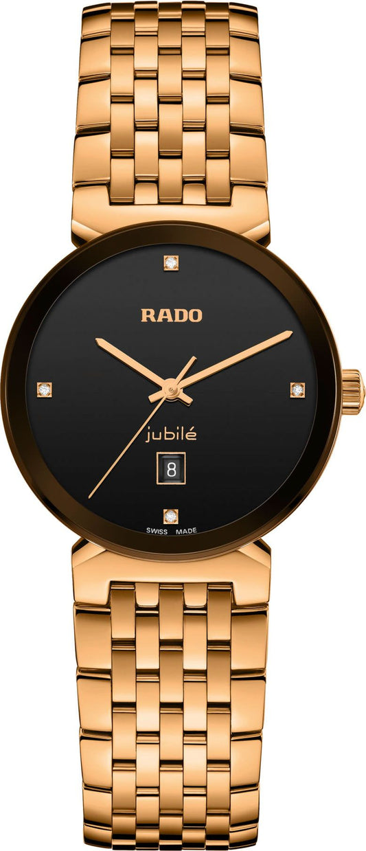 Rado Florence Quartz Women Watches in Round case & Black Dial R48917703