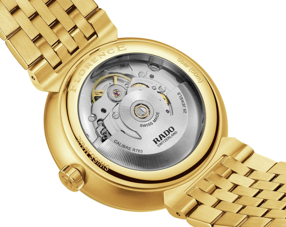 Rado Florence Automatic Unisex Watches in Round case & Silver Dial R48904013