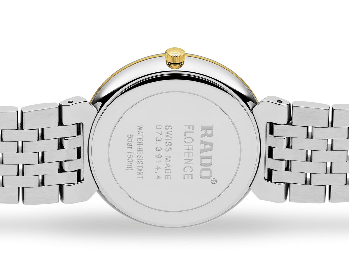 Rado Florence Quartz Unisex Watches in Round case & White Dial R48912023