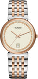 Rado Florence Quartz Unisex Watches in Round case & Gold Dial R48912403