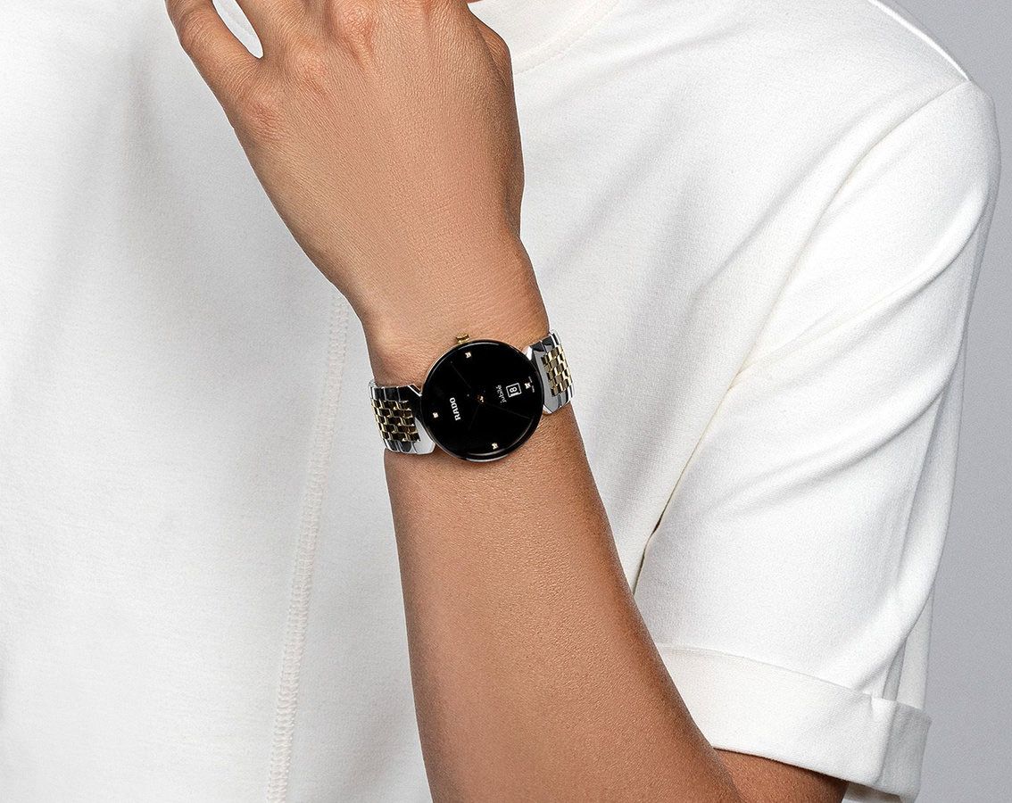 Rado Florence Quartz Unisex Watches in Round case & Black Dial R48912703