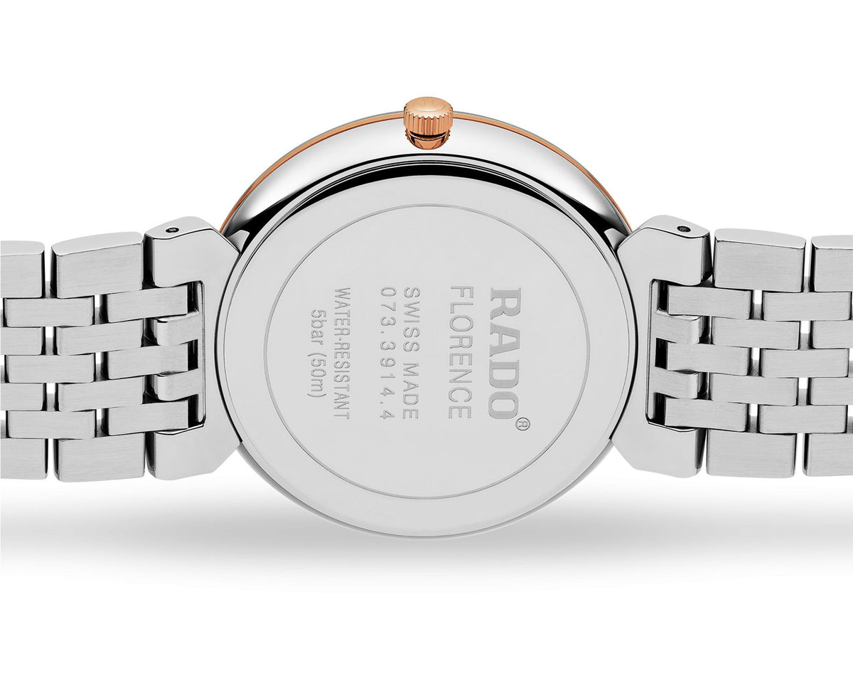 Rado Florence Quartz Unisex Watches in Round case & White Dial R48912723