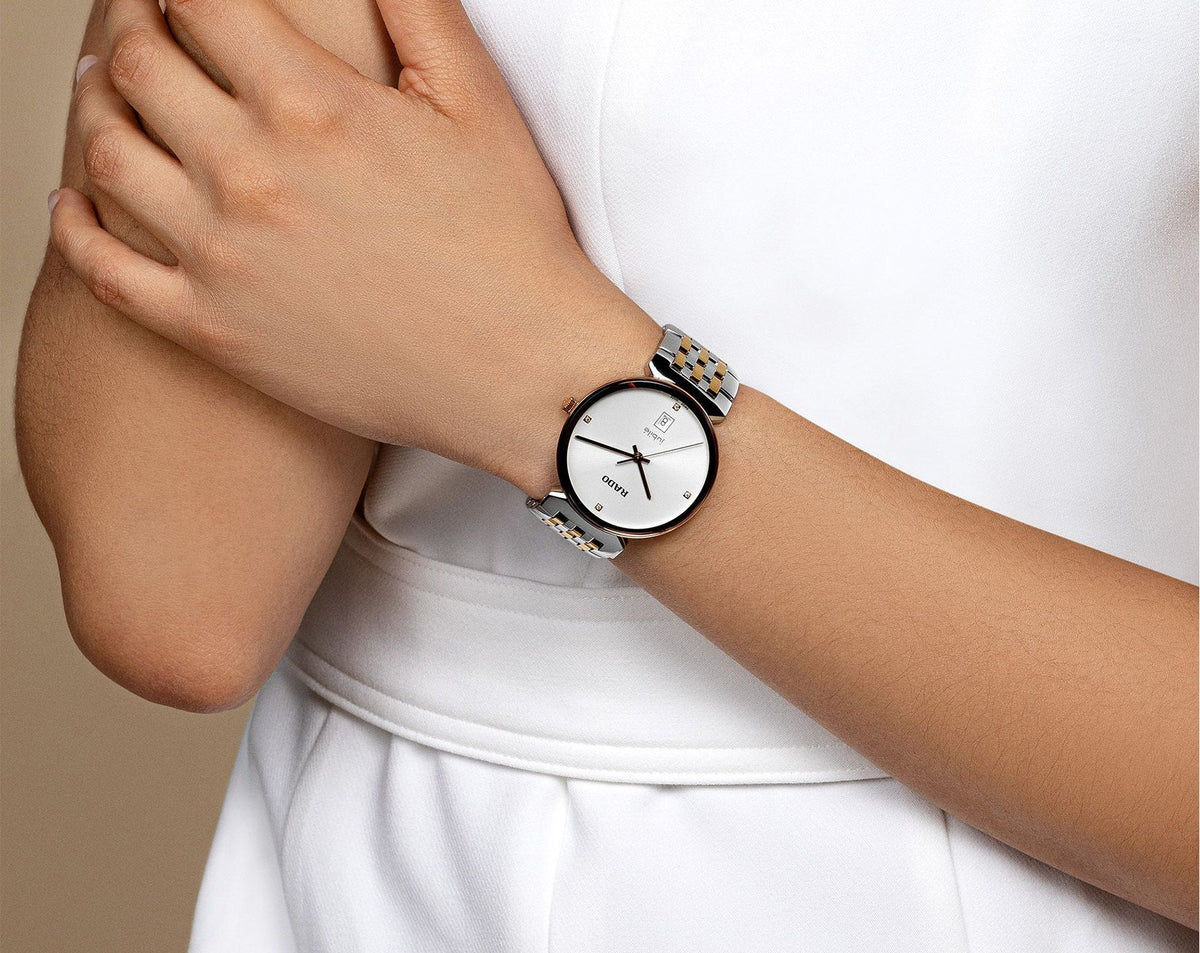 Rado Florence Quartz Unisex Watches in Round case & White Dial R48912723