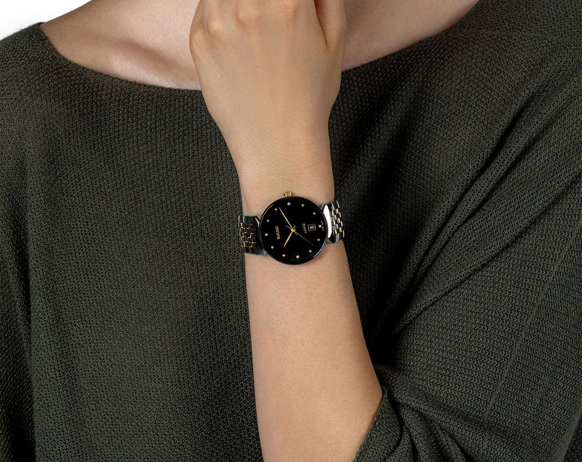 Rado Florence Quartz Unisex Watches in Round case & Black Dial R48912743