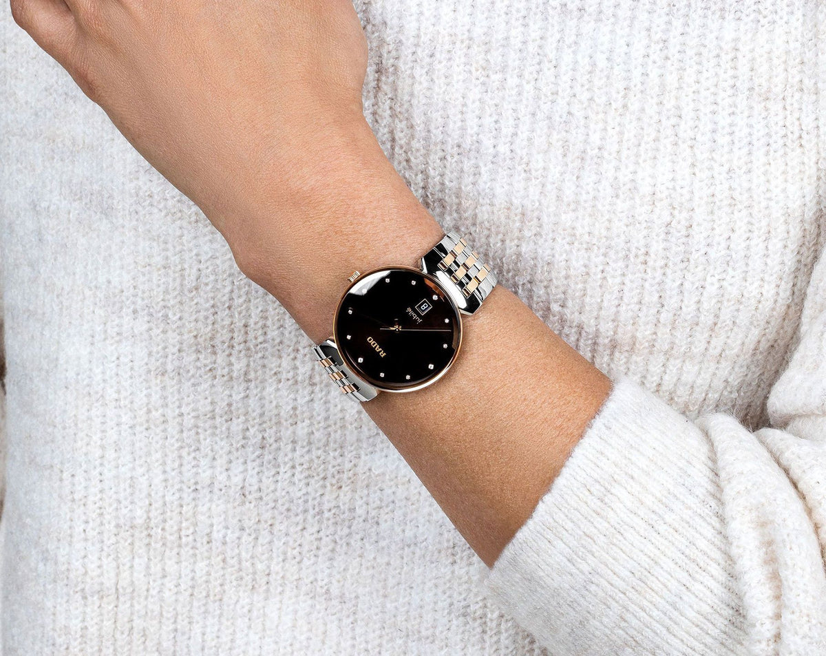 Rado Florence Quartz Unisex Watches in Round case & Brown Dial R48912763