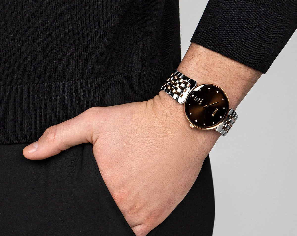 Rado Florence Quartz Unisex Watches in Round case & Brown Dial R48912763