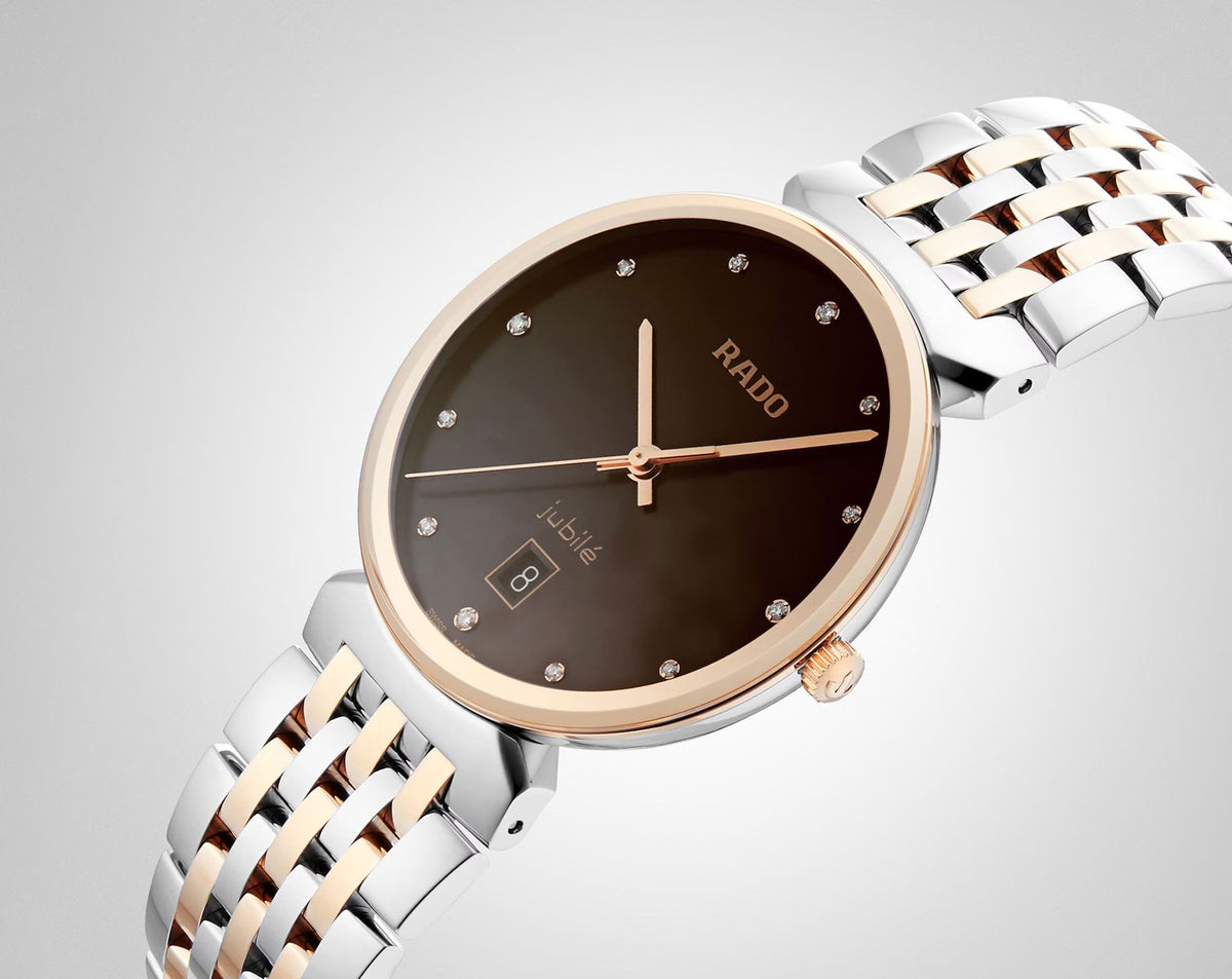 Rado Florence Quartz Unisex Watches in Round case & Brown Dial R48912763