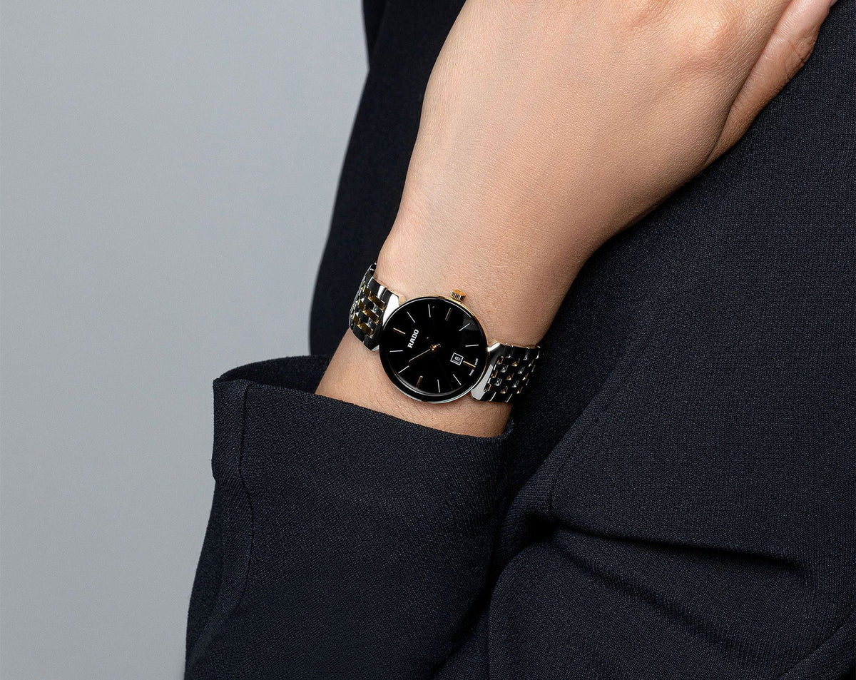 Rado Florence Quartz Women Watches in Round case & Black Dial R48913153
