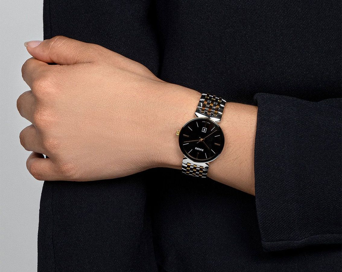 Rado Florence Quartz Women Watches in Round case & Black Dial R48913153