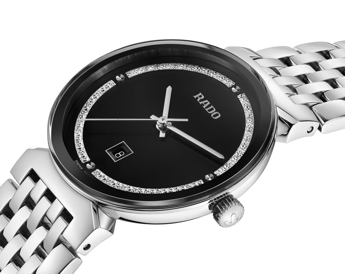Rado Florence Quartz Women Watches in Round case & Black Dial R48913163