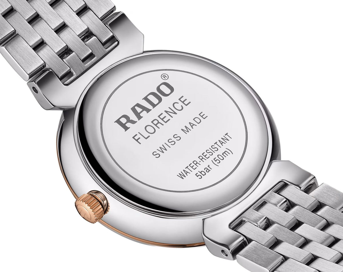 Rado Florence Quartz Women Watches in Round case & Gold Dial R48913403