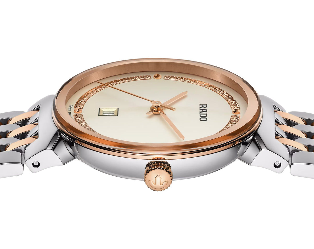 Rado Florence Quartz Women Watches in Round case & Gold Dial R48913403
