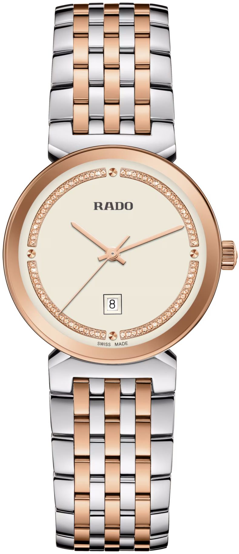Rado Florence Quartz Women Watches in Round case & Gold Dial R48913403