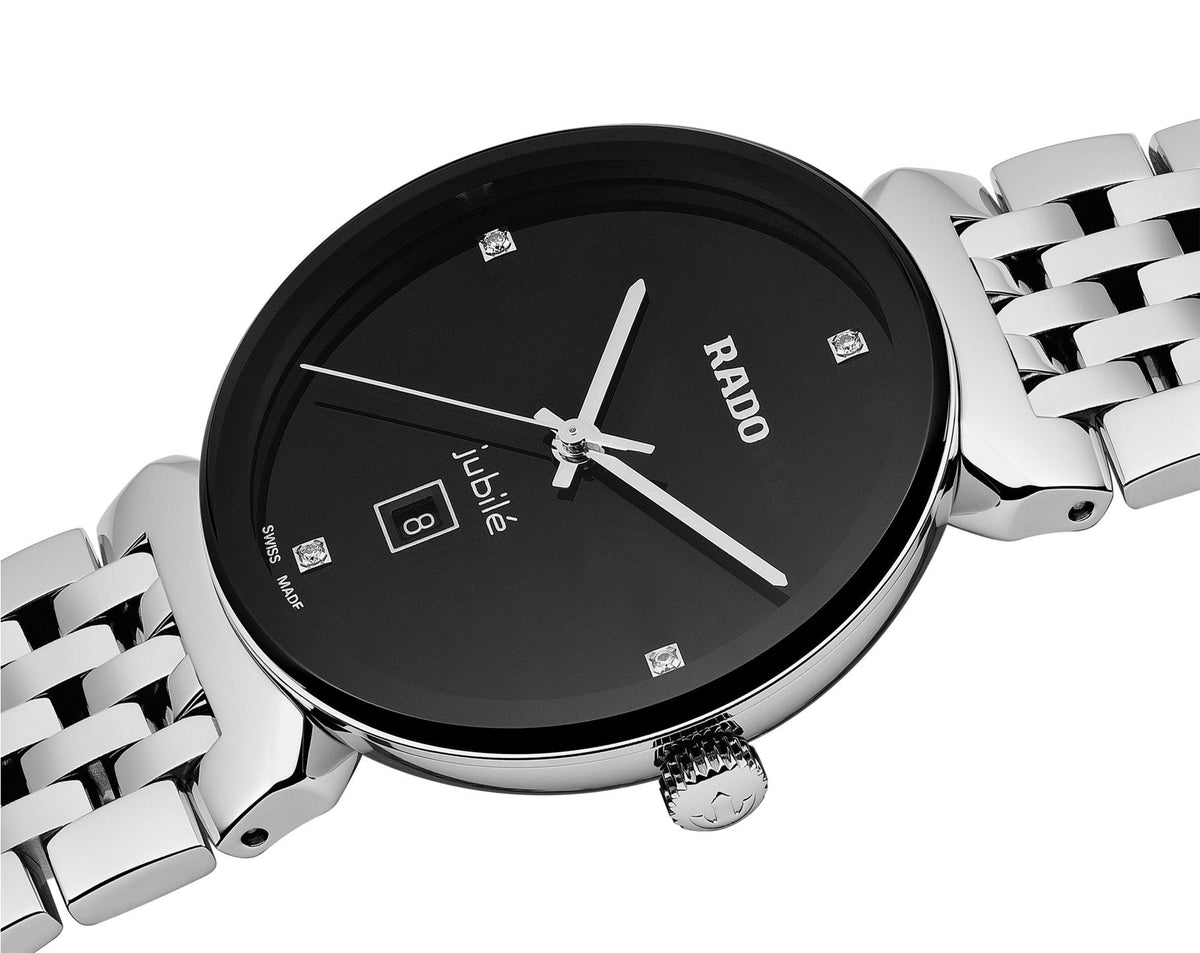 Rado Florence Quartz Women Watches in Round case & Black Dial R48913713