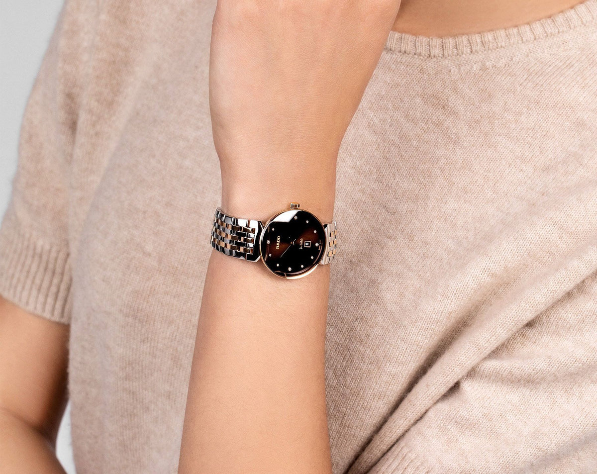 Rado Florence Quartz Women Watches in Round case & Brown Dial R48913763