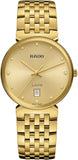 Rado Florence Quartz Unisex Watches in Round case & Gold Dial R48914713