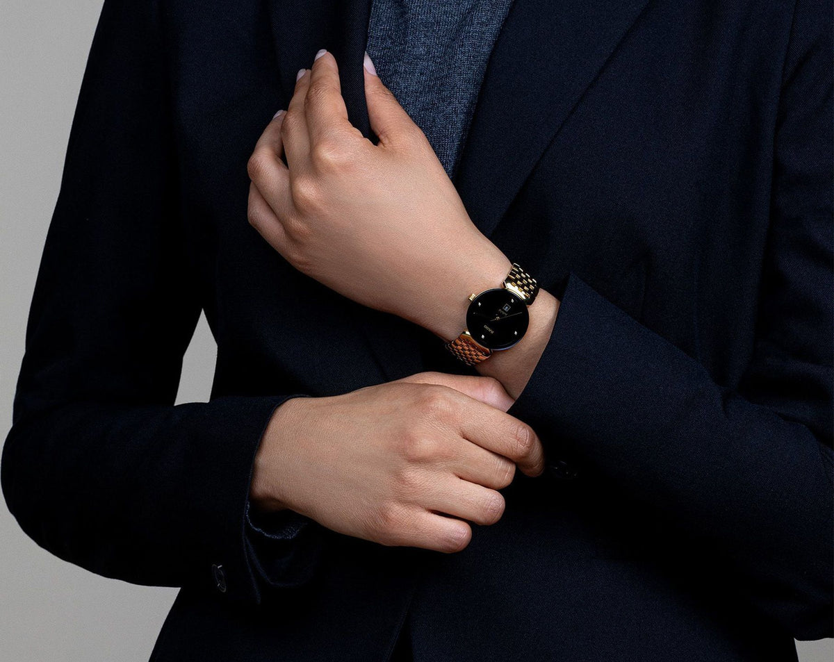 Rado Florence Quartz Women Watches in Round case & Black Dial R48915703