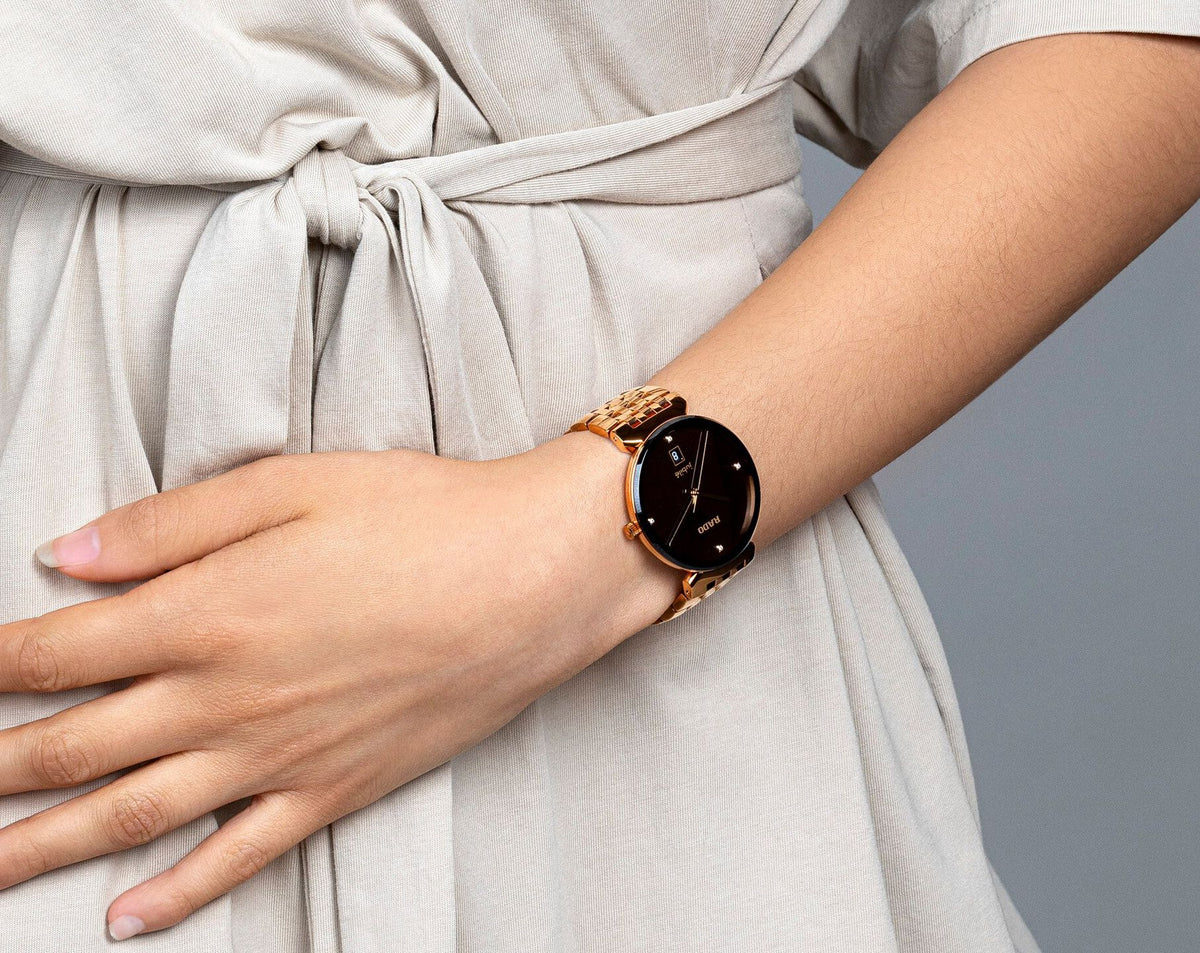 Rado Florence Quartz Unisex Watches in Round case & Black Dial R48916703