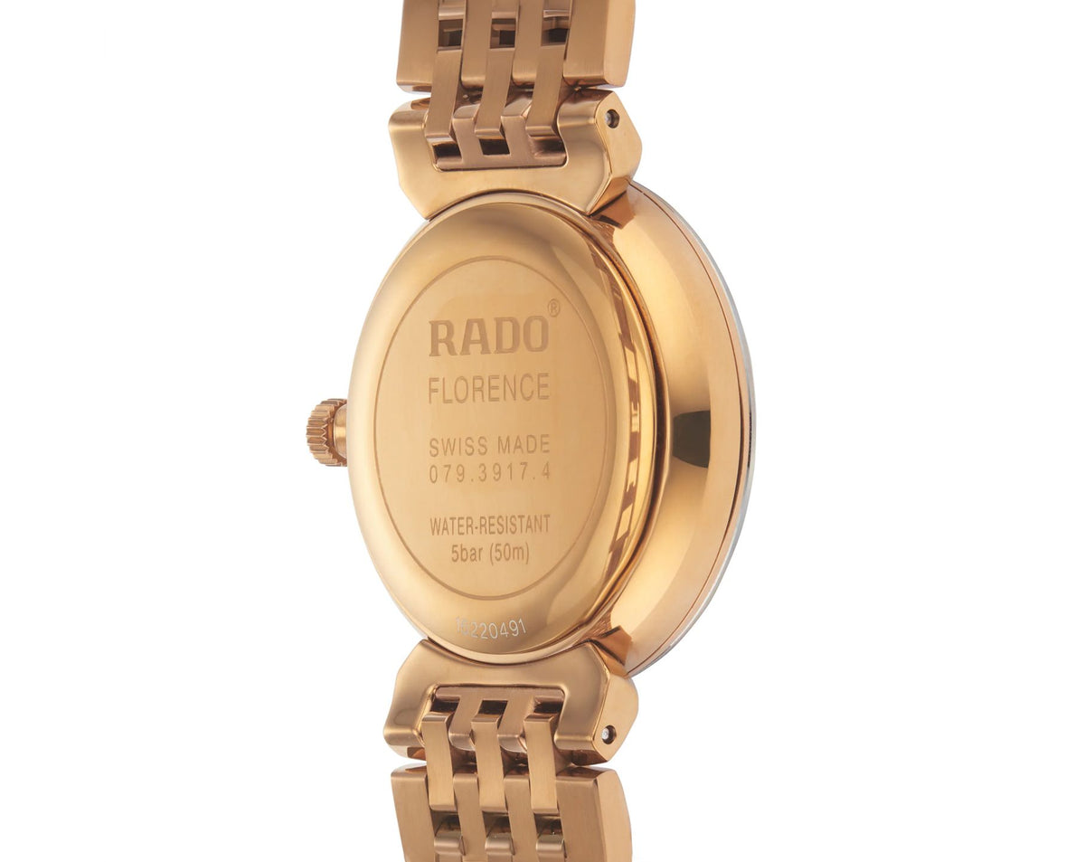 Rado Florence Quartz Women Watches in Round case & Black Dial R48917703