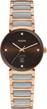 Rado Florence Quartz Women Watches in Round case & Brown Dial R48919703