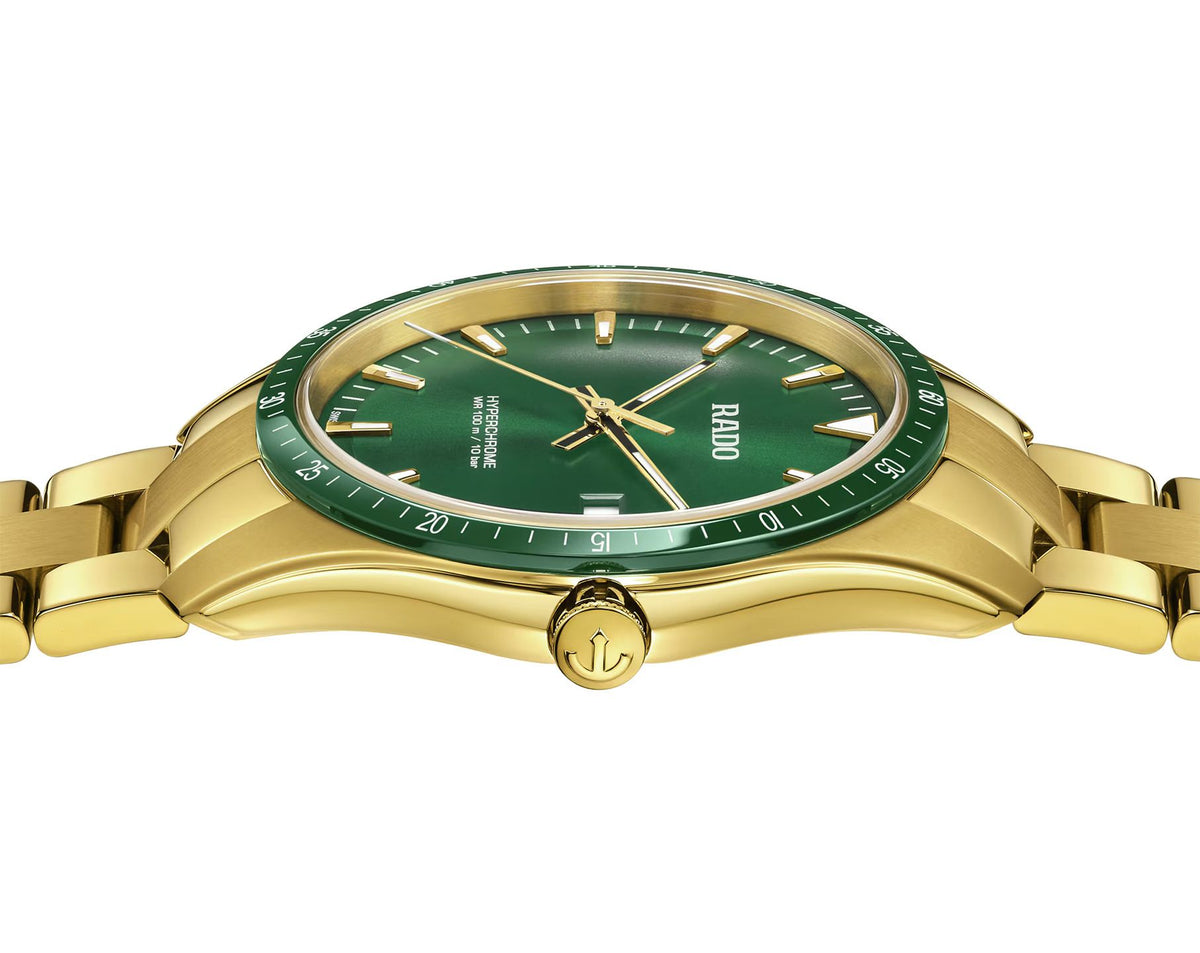 Rado HyperChrome Quartz Men Watches in Round case & Green Dial R32155303