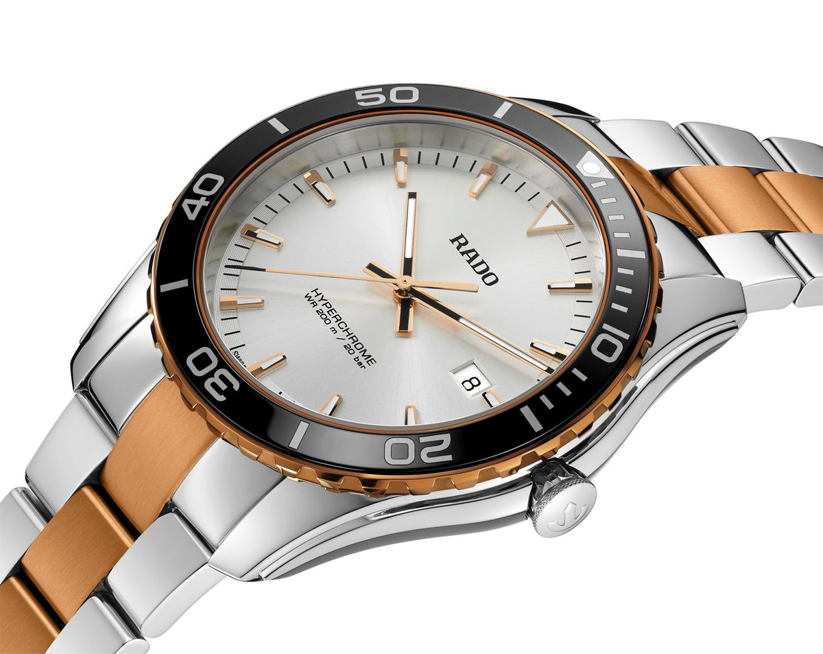 Rado HyperChrome Quartz Men Watches in Round case & White Dial R32156013