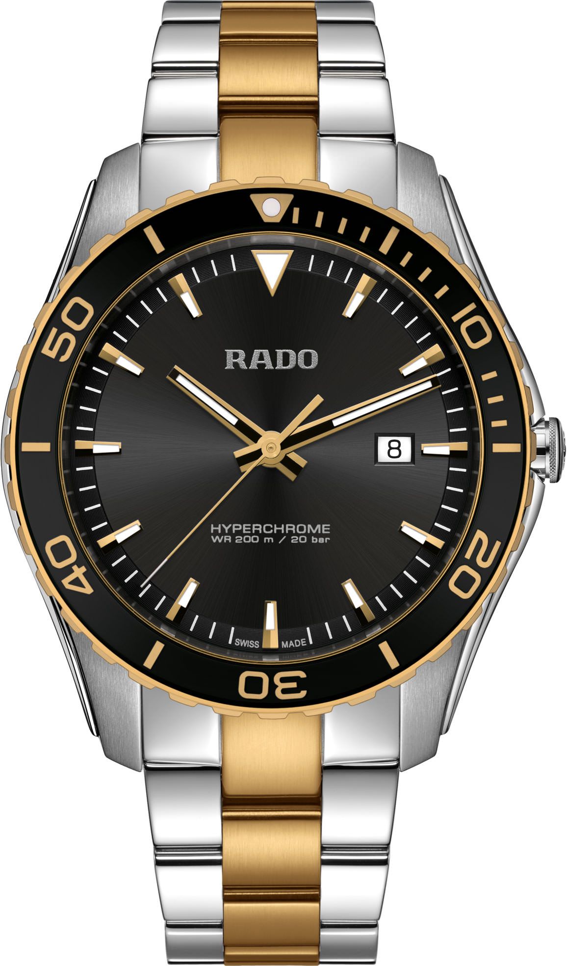 Rado HyperChrome Quartz Men Watches in Round case & Black Dial R32156153
