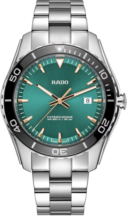 Rado HyperChrome Quartz Men Watches in Round case & Green Dial R32156313