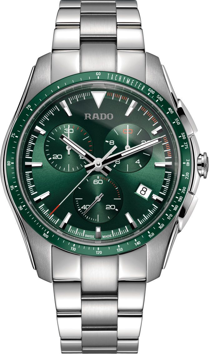 Rado HyperChrome Quartz Men Watches in Round case & Green Dial R32259313