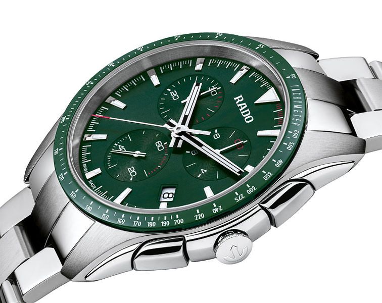 Rado HyperChrome Quartz Men Watches in Round case & Green Dial R32259313