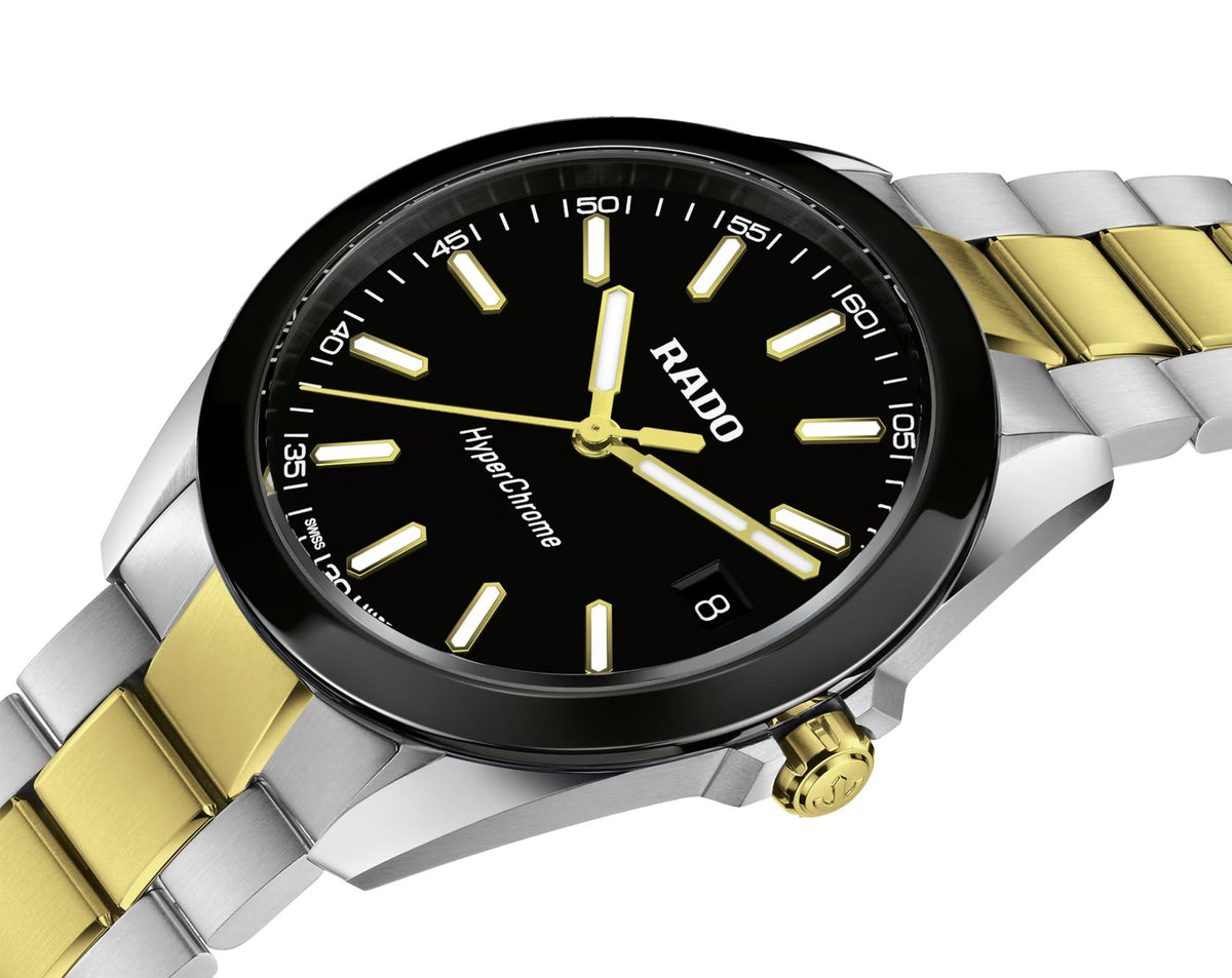 Rado HyperChrome Quartz Men Watches in Round case & Black Dial R32280153