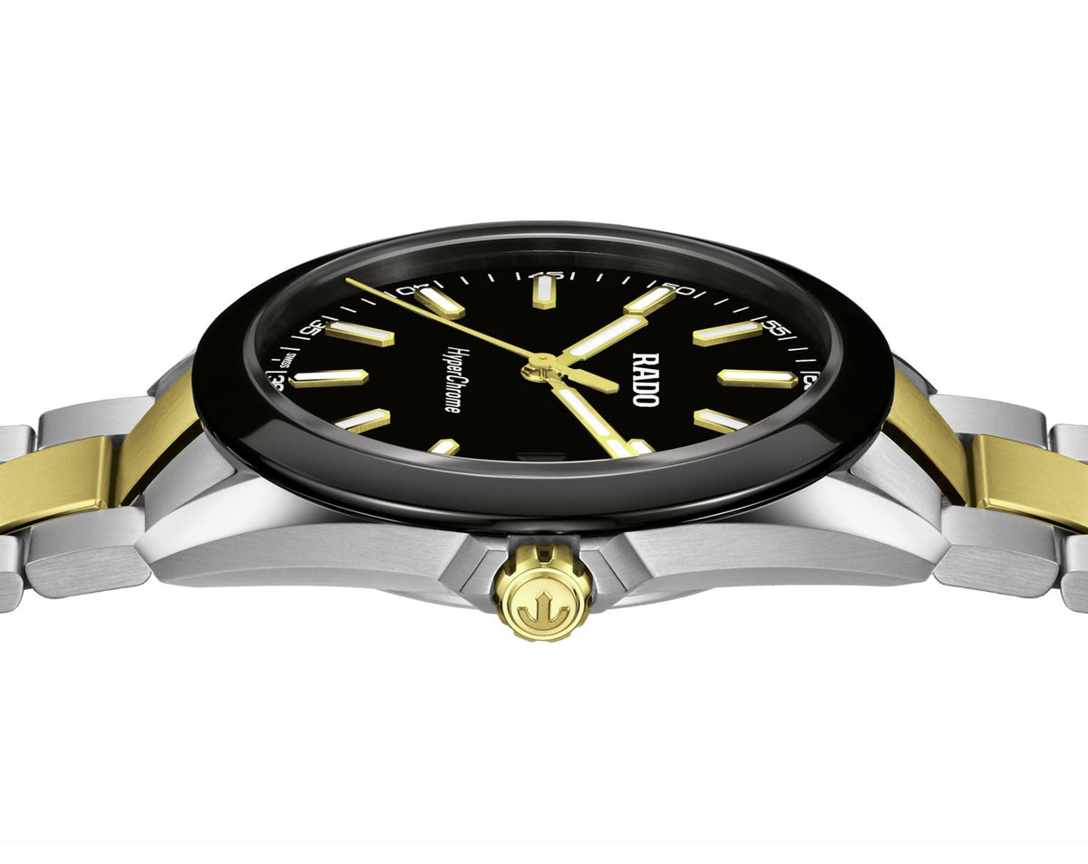 Rado HyperChrome Quartz Men Watches in Round case & Black Dial R32280153