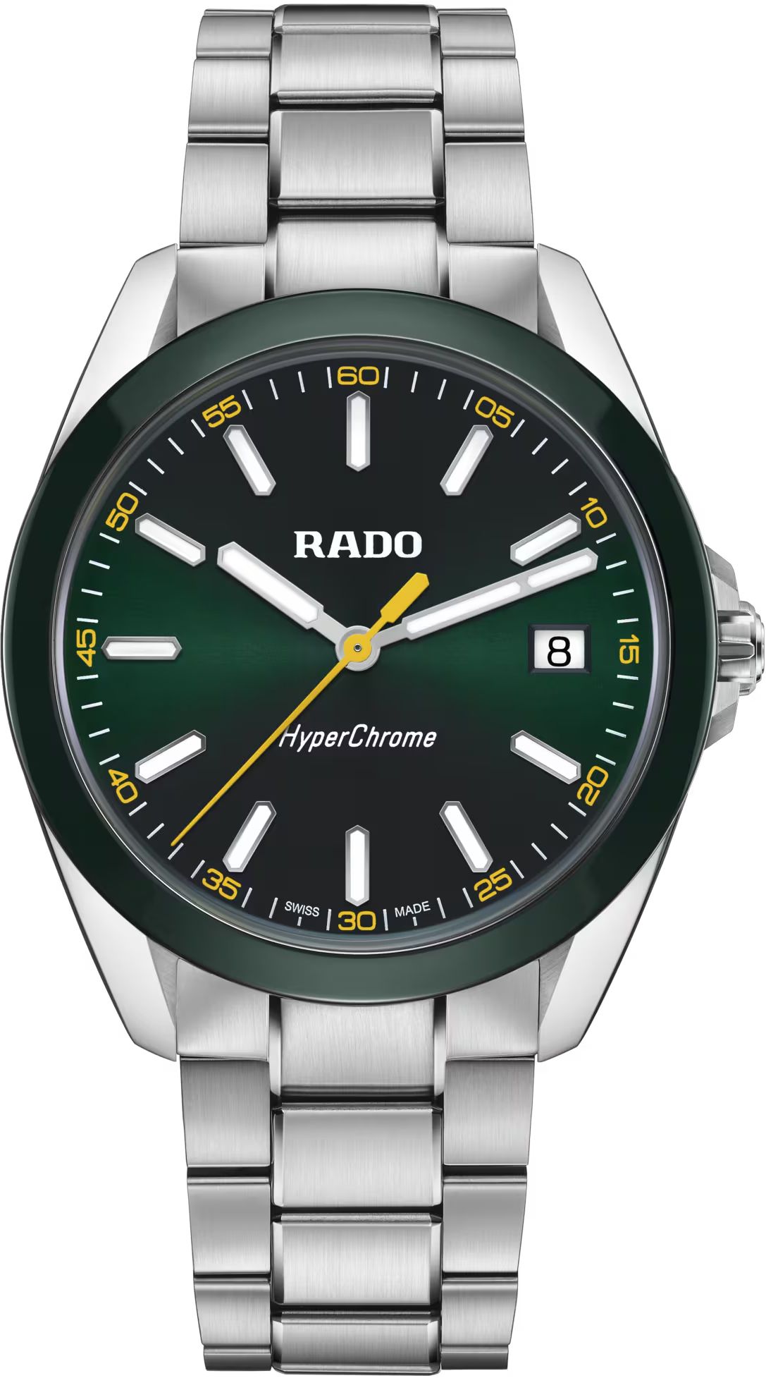 Rado HyperChrome Quartz Men Watches in Round case & Green Dial R32280313