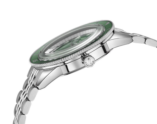 Rado Captain Cook Automatic Men Watches in Round case & Green Dial R32505313