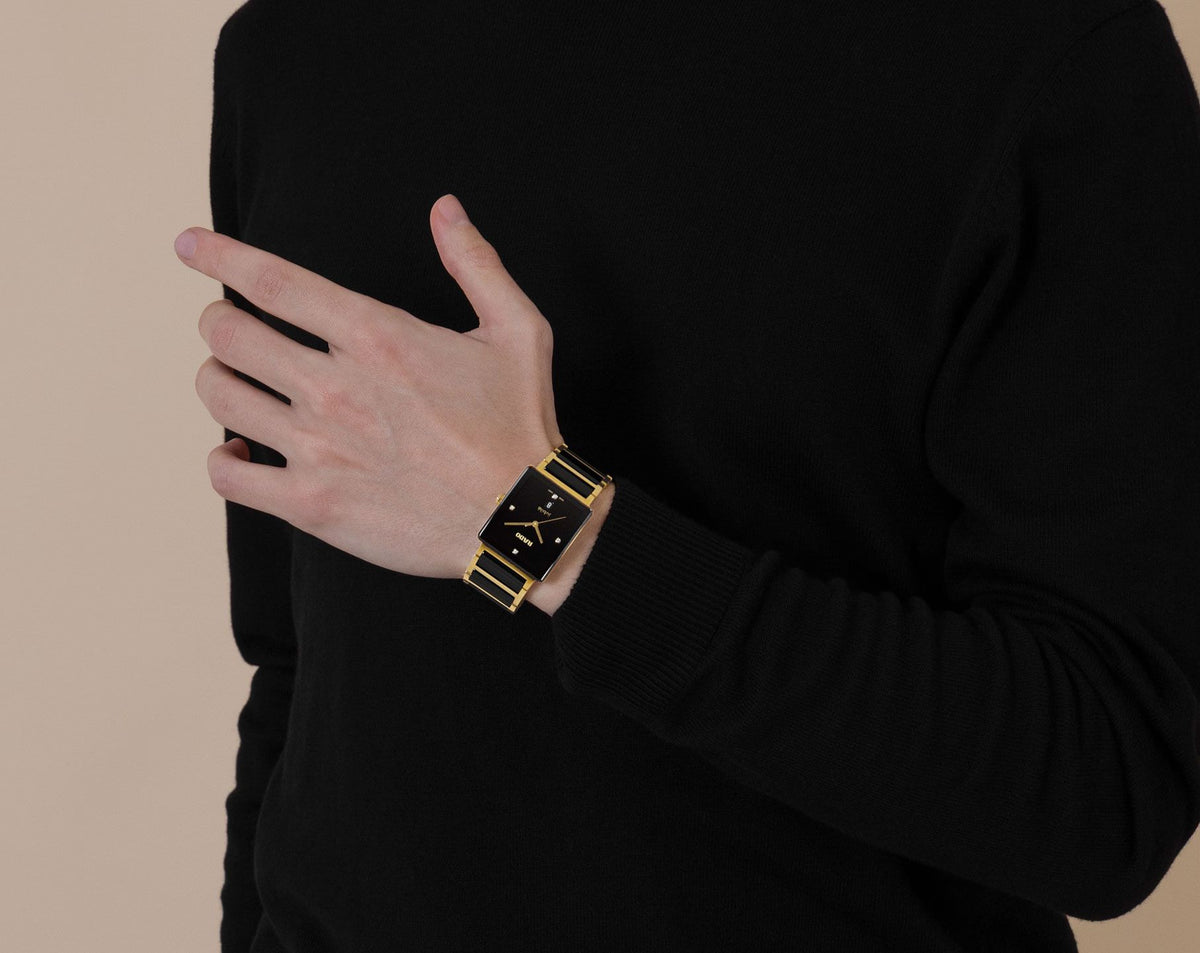 Rado Integral Quartz Unisex Watches in Square case & Black Dial R20256712