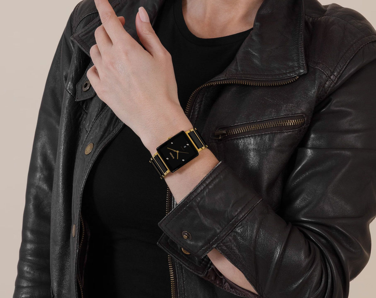 Rado Integral Quartz Unisex Watches in Square case & Black Dial R20256712