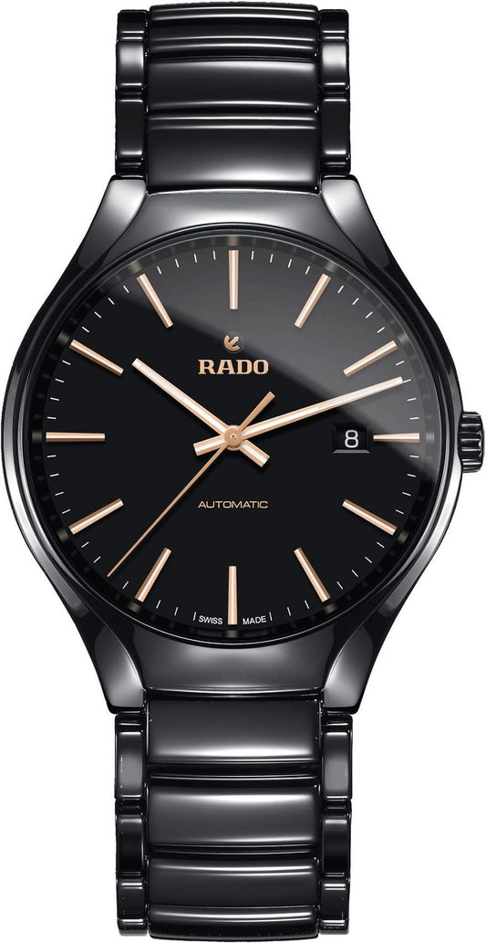 Rado True Round Automatic Men Watches in Round case & Black Dial R27056162