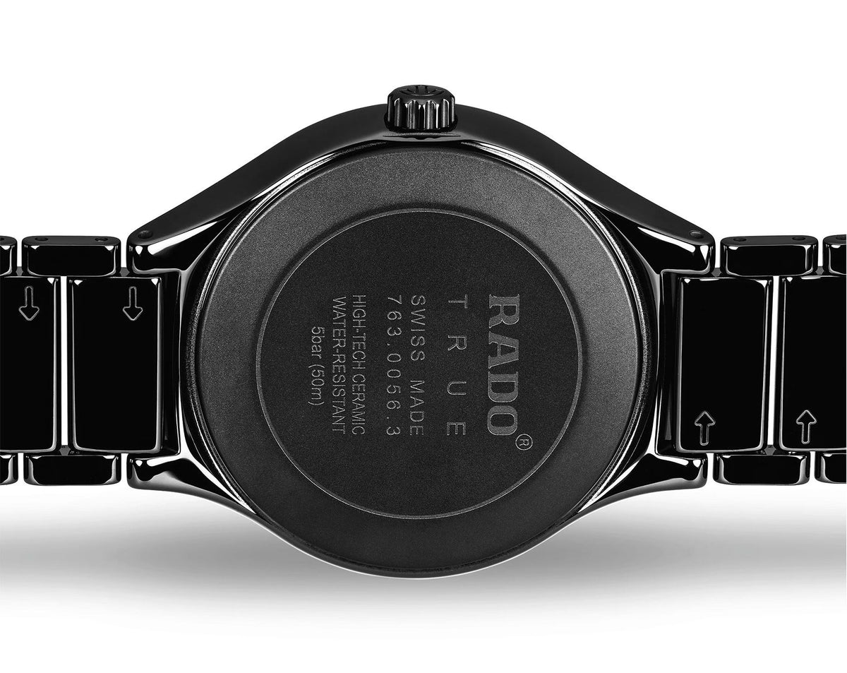 Rado True Round Automatic Men Watches in Round case & Black Dial R27056162