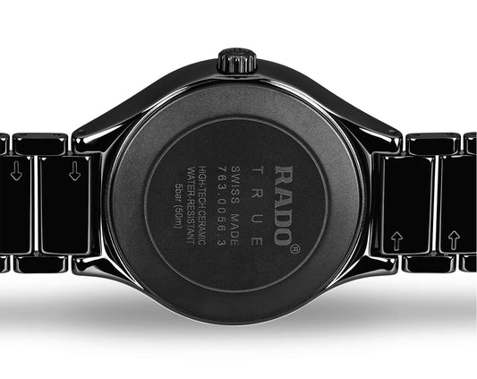 Rado True Round Automatic Men Watches in Round case & Black Dial R27056162