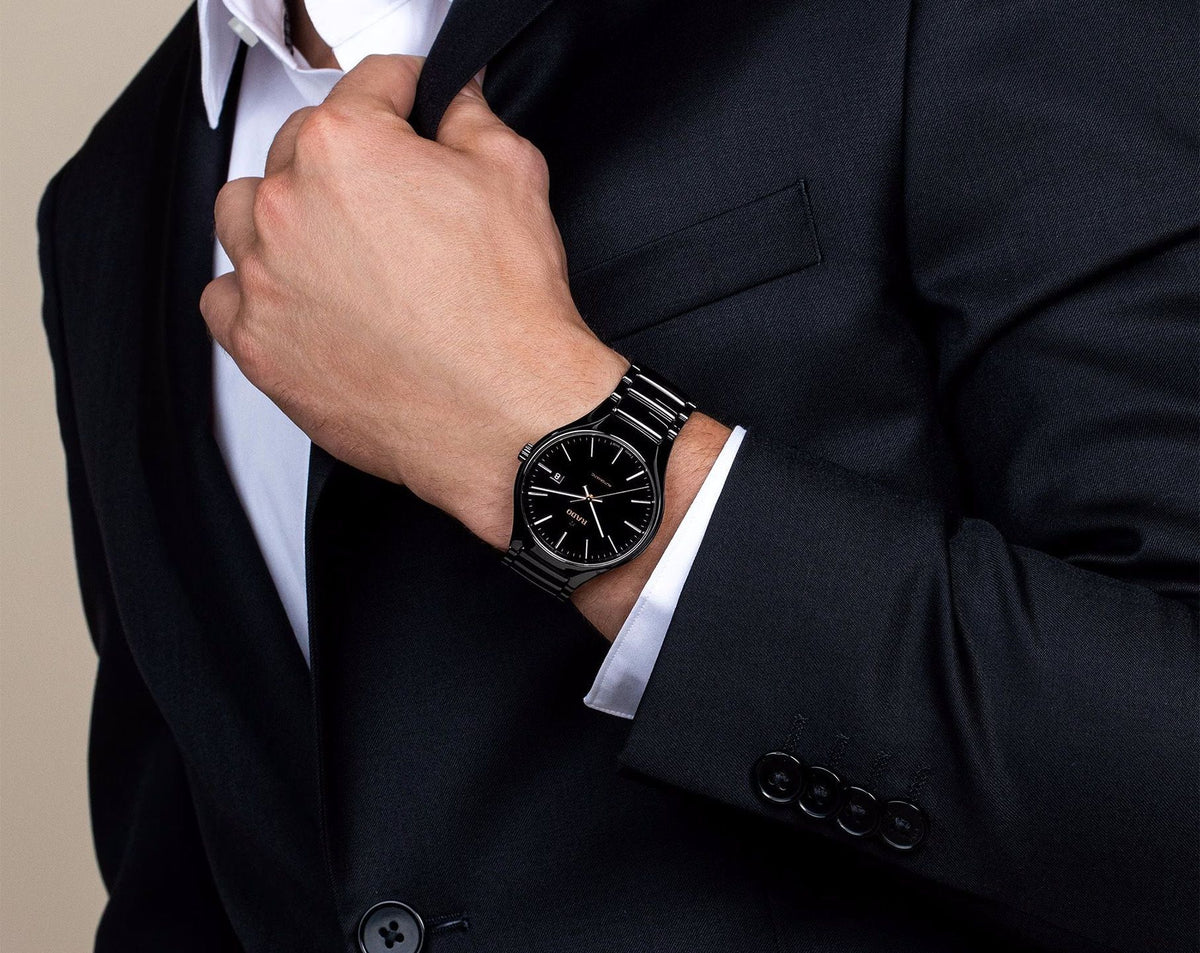 Rado True Round Automatic Men Watches in Round case & Black Dial R27056162