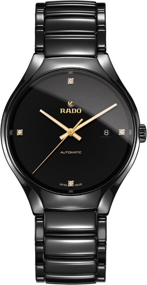 Rado True Round Automatic Men Watches in Round case & Black Dial R27056712