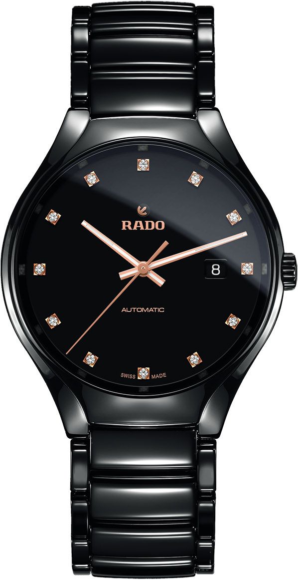 Rado True Round Automatic Men Watches in Round case & Black Dial R27056732